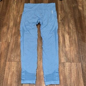 Gymshark Energy + seamless blue leggings no size see measurements